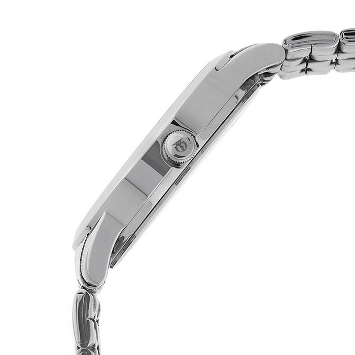 Titan White Dial Metal Strap Watch