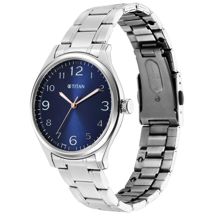 Titan Trendsetters Blue Dial Mens Wactch