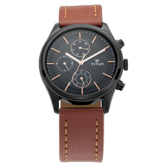 Titan 2025 leather watch