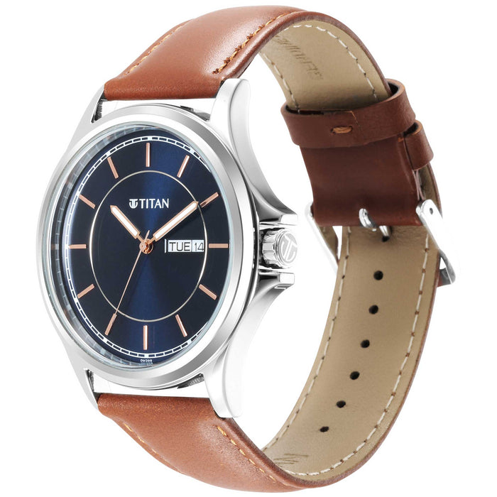 Titan Trendsetters With Blue Dial Watch for Men