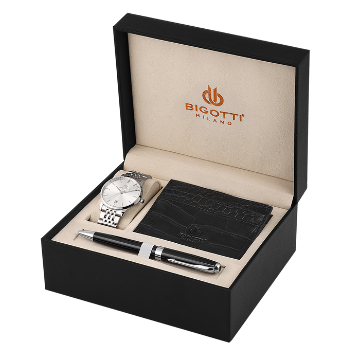 Bigotti Men's Watch Gift Set - BG.1.10695-1