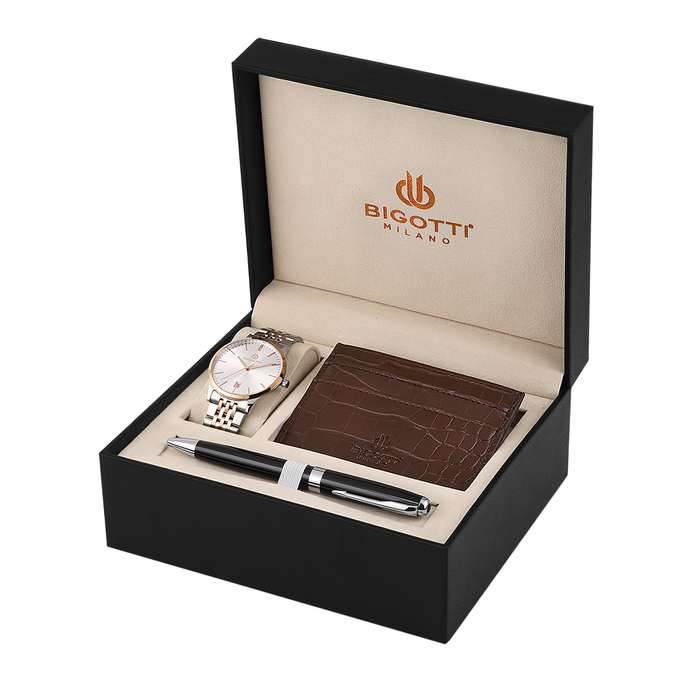 Bigotti Men's Watch Gift Set - BG.1.10695-5