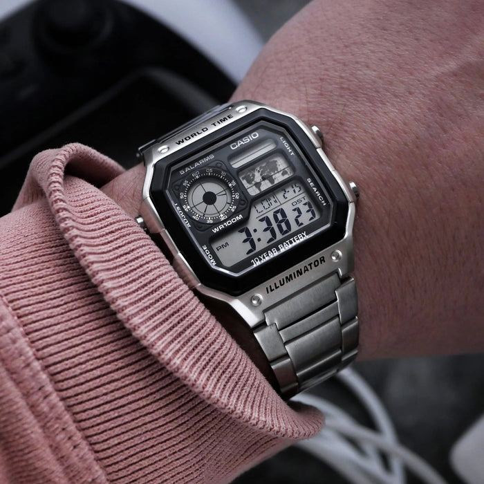 Casio Digital Men Watch AE-1200WHD-1AVDF