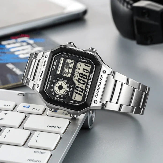 Casio Digital Men Watch AE-1200WHD-1AVDF